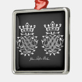 Johann Sebastian Bach Siegel Ornament Aus Metall (Links)