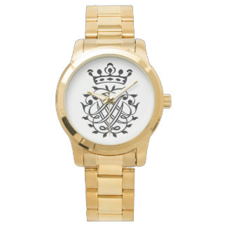 Johann Sebastian Bach Siegel Wappen Monogram Insig Armbanduhr
