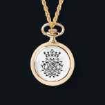 Johann Sebastian Bach Siegel Wappen Monogram Insig Armbanduhr<br><div class="desc">Johann Sebastian Bach Geschenke sind Musikgeschenke: Das Siegel / Insignien / Wappen / Monogramm von Johann Sebastian Bach selbst entworfen. Die Krone im Siegel hatte 7 Buttone für 250 Jahre. Heute wissen wir,  dass die Krone nur 5 Buttone zeigt.</div>