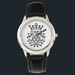 Johann Sebastian Bach Siegel Wappen Monogram Insig Armbanduhr<br><div class="desc">Johann Sebastian Bach Geschenke sind Musikgeschenke: Das Siegel / Insignien / Wappen / Monogramm von Johann Sebastian Bach selbst entworfen. Die Krone im Siegel hatte 7 Buttone für 250 Jahre. Heute wissen wir,  dass die Krone nur 5 Buttone zeigt.</div>