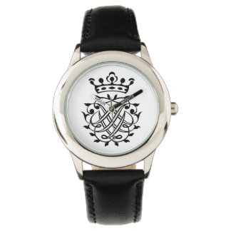 Johann Sebastian Bach Siegel Wappen Monogram Insig Armbanduhr