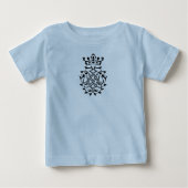 Johann Sebastian Bach Siegel Wappen Monogram Insig Baby T-shirt (Vorderseite)