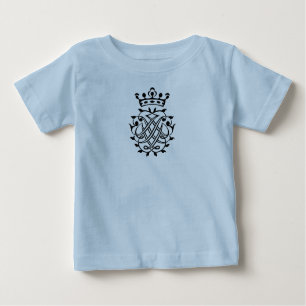 Johann Sebastian Bach Siegel Wappen Monogram Insig Baby T-shirt