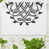 Johann Sebastian Bach Siegel Wappen Monogram Insig Geschirrtuch (Gefaltet)