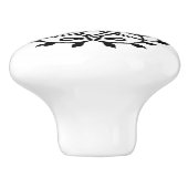 Johann Sebastian Bach Siegel Wappen Monogram Insig Keramikknauf (Seitenansicht)