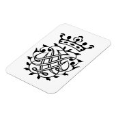 Johann Sebastian Bach Siegel Wappen Monogram Insig Magnet (Linke Seite)