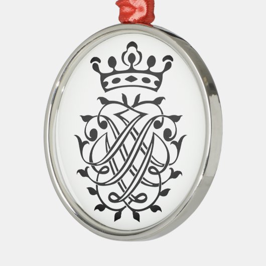 Johann Sebastian Bach Siegel Wappen Monogram Insig Ornament Aus Metall (Links)