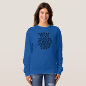 Johann Sebastian Bach Siegel Wappen Monogram Insig Sweatshirt (Vorne ganz)