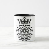 Johann Sebastian Bach Siegel Wappen Monogram Insig Tasse (Zentrum)