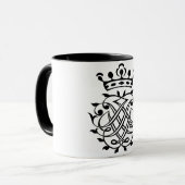 Johann Sebastian Bach Siegel Wappen Monogram Insig Tasse (Vorderseite Links)