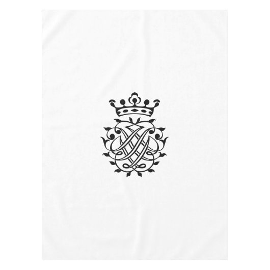 Johann Sebastian Bach Siegel Wappen Monogram Insig Tischdecke (Vorderseite)