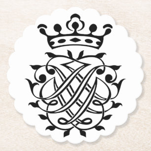 Johann Sebastian Bach Siegel Wappen Monogram Insig Untersetzer