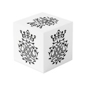 Johann Sebastian Bach Siegel Wappen Monogram Insig Würfel (Rückseite Schrägansicht)