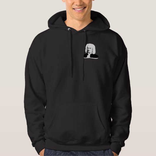 Johann Sebastian Bach Sportjacke Hoodie (Vorderseite)