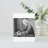 Johann Sebastian Bach Stuff Postkarte (Stehend Vorderseite)