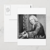 Johann Sebastian Bach Stuff Postkarte (Vorne/Hinten)
