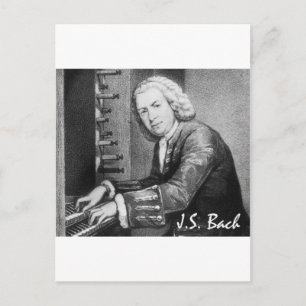 Johann Sebastian Bach Stuff Postkarte