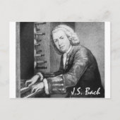 Johann Sebastian Bach Stuff Postkarte (Vorderseite)