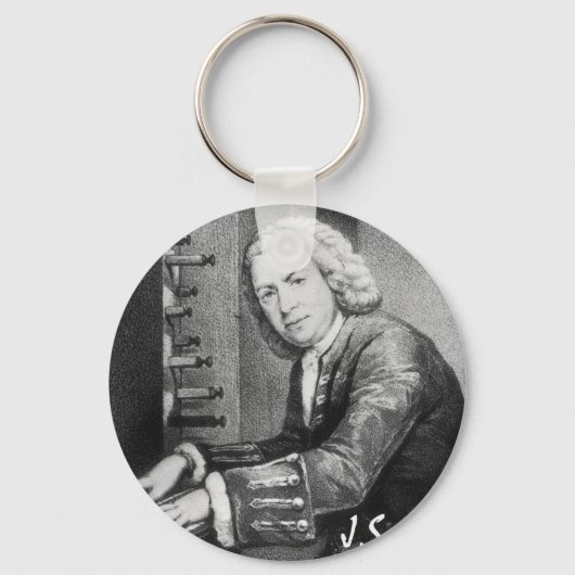 Johann Sebastian Bach Stuff Schlüsselanhänger (Vorderseite)