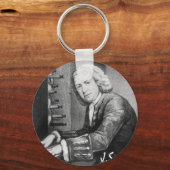Johann Sebastian Bach Stuff Schlüsselanhänger (Vorderseite)
