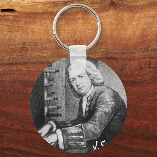 Johann Sebastian Bach Stuff Schlüsselanhänger (Vorderseite)