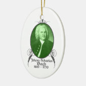 Johann Sebastian Bach-Verzierung Keramik Ornament (Links)