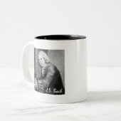 Johann- Sebastian BachTasse Zweifarbige Tasse (Vorderseite Links)