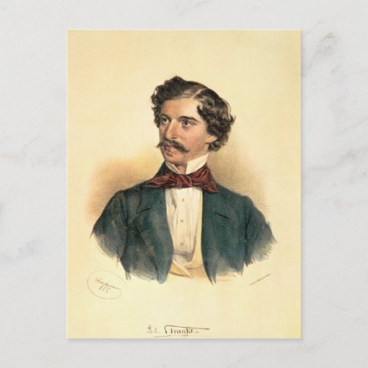 Johann Strauß der Ältere Postkarte (Vorderseite)