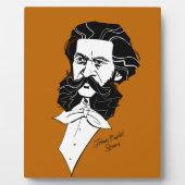 Johann Strauß Jr. Fotoplatte (Vorderseite)