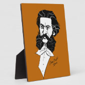 Johann Strauß Jr. Fotoplatte (Seite)