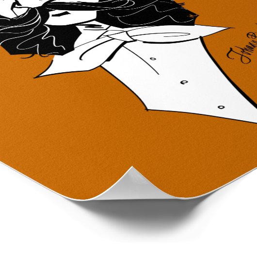 Johann Strauß Jr. Poster (Ecke)