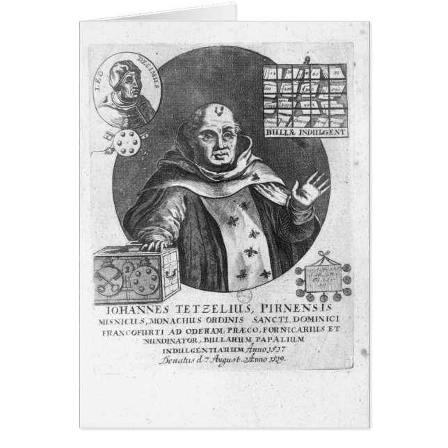 Johann Tetzel (Vorne)