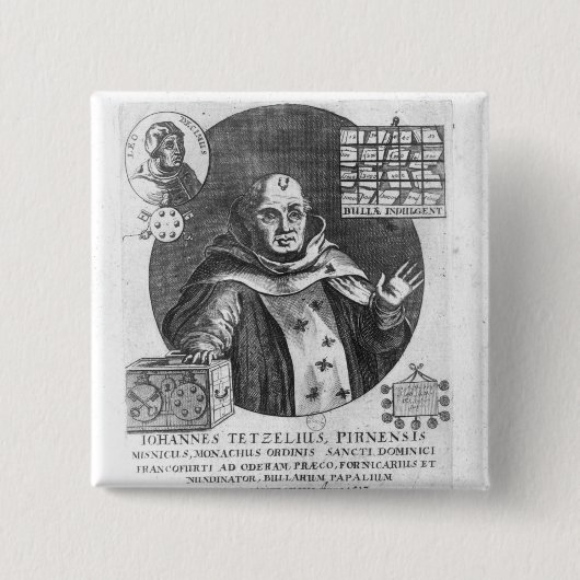 Johann Tetzel Button (Vorderseite)
