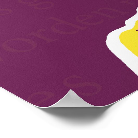 Johann W von Goethe Inspiration Zitat: Gedanken Poster (Ecke)