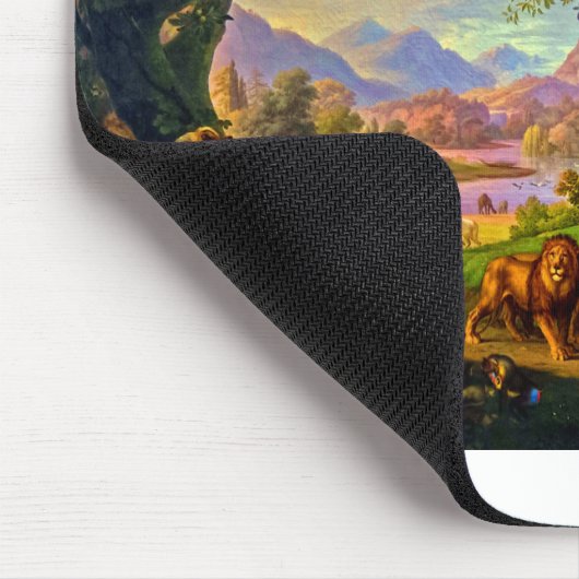 Johann Wenzel Peter Adam und Eve in Garden von Ede Mousepad (Ecke)