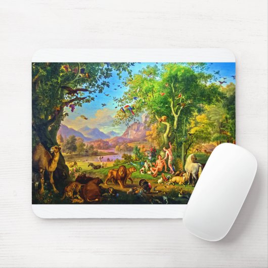 Johann Wenzel Peter Adam und Eve in Garden von Ede Mousepad (Mit Mouse)