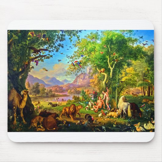 Johann Wenzel Peter Adam und Eve in Garden von Ede Mousepad (Vorne)