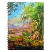 Johann Wenzel Peter Adam und Eve in Garden von Ede Notizblock (Vorderseite)