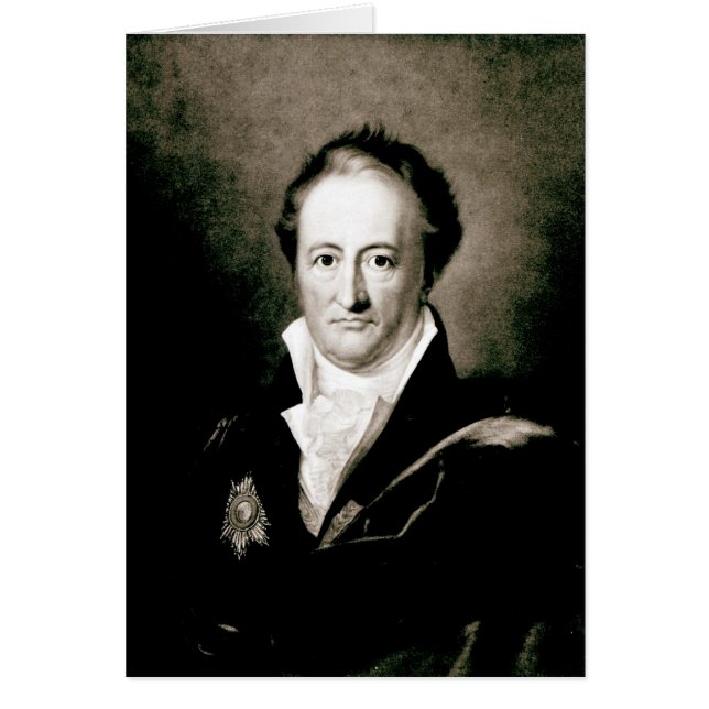Johann Wolfgang Goethe (Vorne)