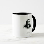 Johann Wolfgang Goethe graviert durch Delacroix Tasse (VorderseiteRechts)