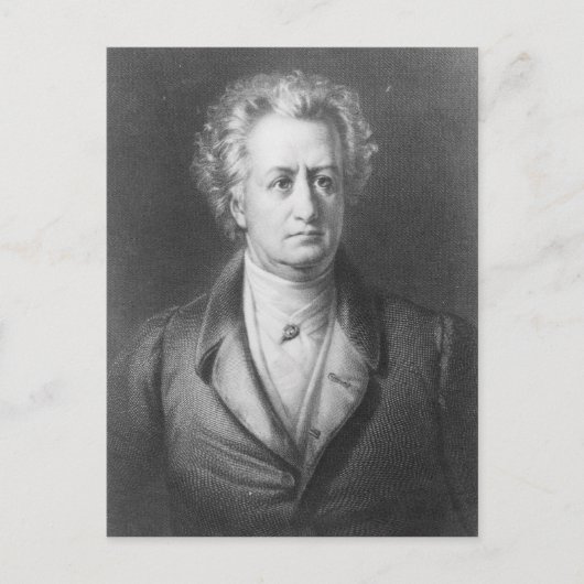 Johann Wolfgang Goethe Postkarte (Vorderseite)
