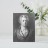 Johann Wolfgang Goethe Postkarte (Stehend Vorderseite)