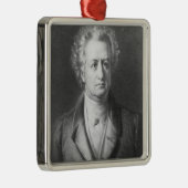 Johann Wolfgang Goethe Silbernes Ornament (Rechts)