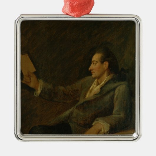 Johann Wolfgang von Goethe, 1775 Silbernes Ornament (Vorne)