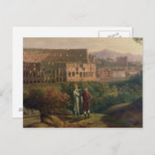 Johann Wolfgang von Goethe besucht Postkarte (Vorne/Hinten)