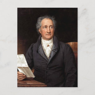 Johann Wolfgang von Goethe im 70. Lebensjahr, Gema Postkarte