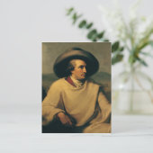 Johann Wolfgang von Goethe Postkarte (Stehend Vorderseite)