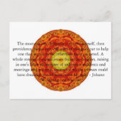 Johann Wolfgang von Goethe QUOTATION Einladungspostkarte (Vorderseite)