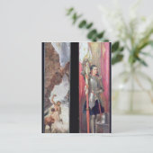 Johanna von Arc, 1890er Postkarte (Stehend Vorderseite)