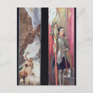 Johanna von Arc, 1890er Postkarte